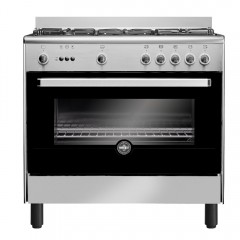 La Germania M9 5C 31 E X1 GPL Κουζίνα Αερίου 101lt με Εστίες Αερίου Π89.5εκ. Inox La Germania M9 5C 31 E X1 GPL Κουζίνα Αερίου 101lt με Εστίες Αερίου Π89.5εκ. Inox